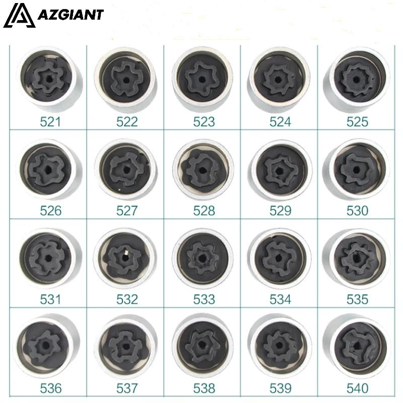 1 шт. Инструмент для снятия противоугонных винтов автомобильных шин, гильза-ключ для Volkswagen Beetle Polo Golf Jetta Passat CC Tiguan, Инструменты для ремонта