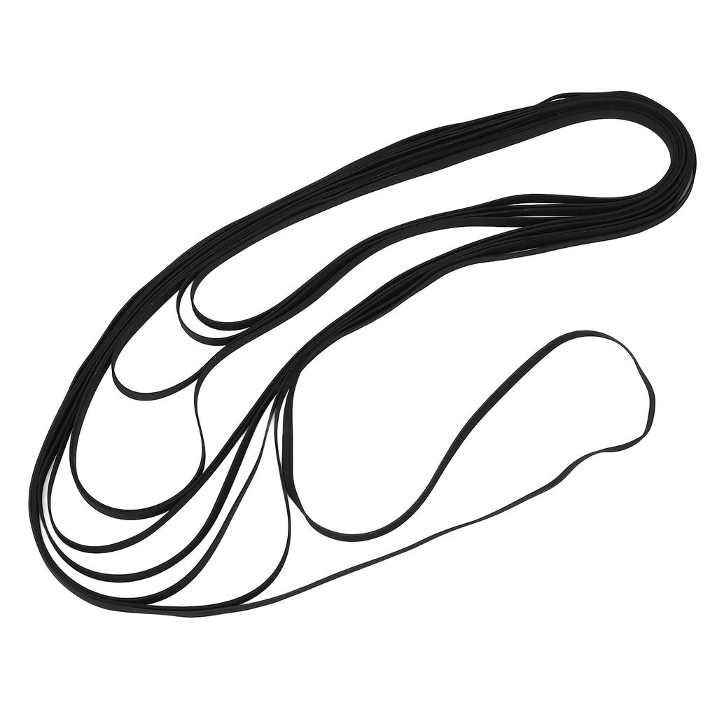 10 Pcs Turntable Belt Set High Elasticity Rubber Belt Replacement for Record Player CD DVD Player