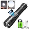 Ультра яркий светодиодный фонарик 2000LM Type-C перезаряжаемый дальний зум тактический фонарь для кемпинга и рыбалки