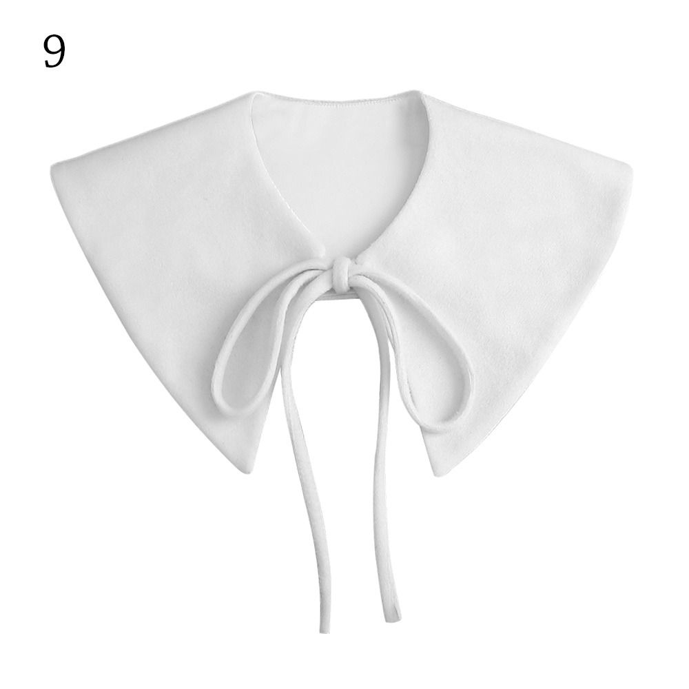 Women Detachable Cotton Blouse False Collar Shirt Fake Collar Lapel Clothes Accessories