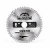 6 Inch (148mm) Cutting Disc 60 Teeth / 60-Tooth Carbide Saw Blade  Plastic Cutting
