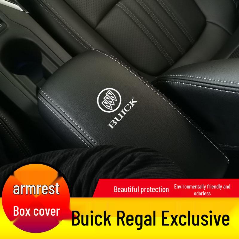 Комплект чехла из кожи и защитного коврика для подлокотника Buick Regal