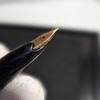 Used PLATINUM 18k Fine Nib Engraved Platinum Fountain Pen 12cm Vintage