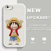 Slim Skin Feeling PU Leather Cute Cartoon Luffy Phone Cover for Infinix VIVO OPPO Reno Realme Huawei Nova Honor Smartphone Case