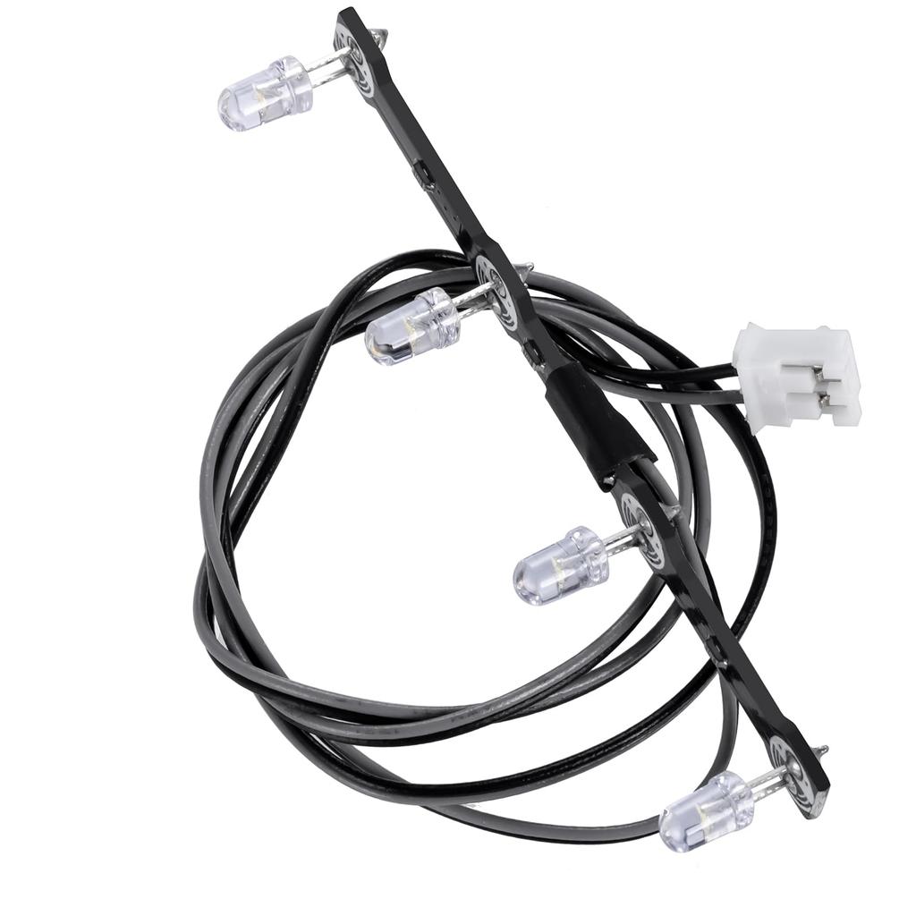 TRZX 4-светодиодный крышевой прожектор для радиоуправляемого тягача Tamiya масштаба 1/14 56360 FH16 750 6x4 и 56362 FH16 750 8x4