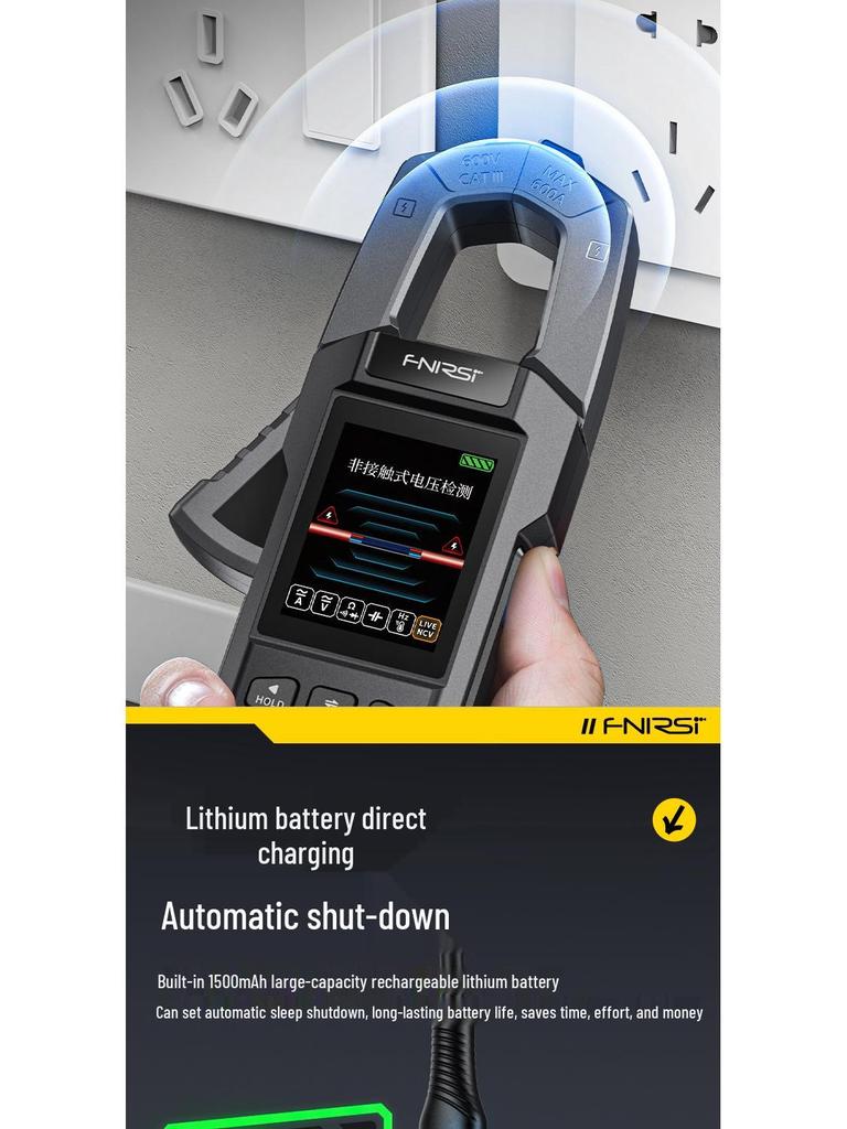 Интеллектуальный прецизионный клещевой мультиметр FNIRSI DMC-100