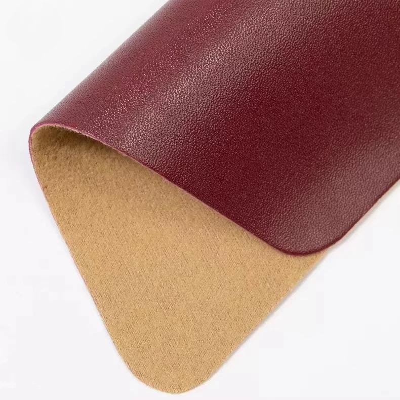 1.1mm 100x140cm PU Leather Thick Fine Sheep Grain Faux Leather Fabric For Sewing Luggage Sofa Car Cushion Furniture Upholstery