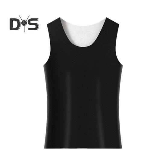 Мужской терможилет, бесшовный пошив, высокоэластичный, технология шлифования DE Velvet, майки с генерацией тепла