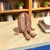 3D-печатная шарнирная фигурка кофейной кружки, подвижная настольная статуэтка, милый орнамент в виде кофейного зерна, креативный декор для офиса и дома, забавный подарок на день рождения