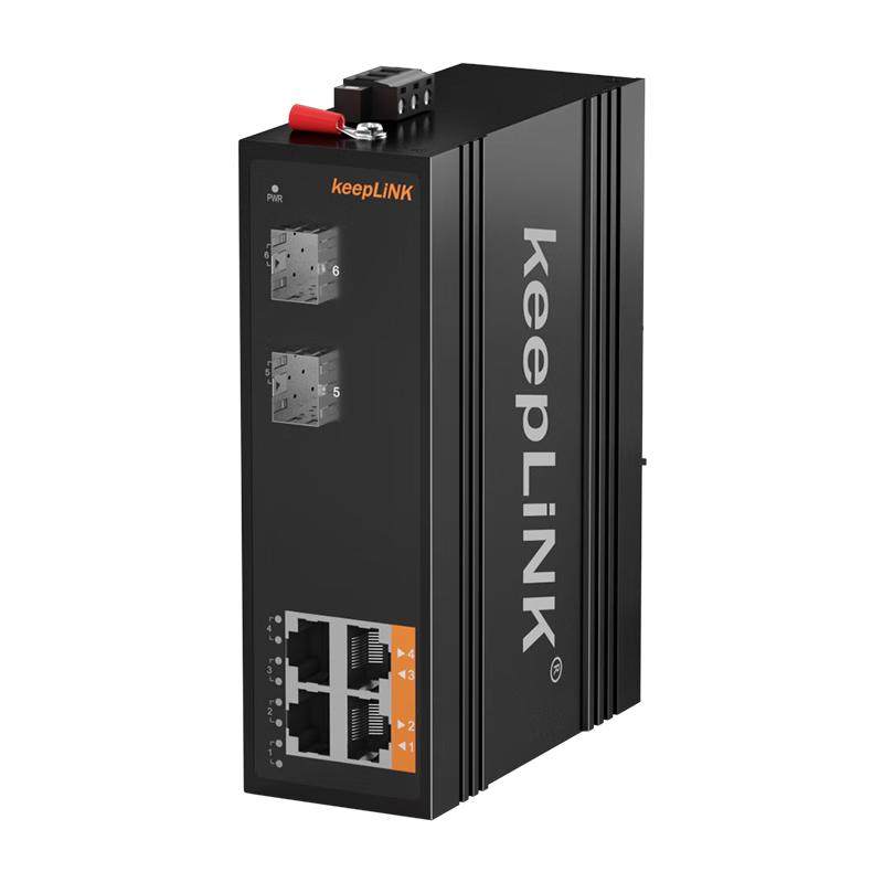KeepLINK KP-9000-45 Промышленный Ethernet-коммутатор и оптоволоконный трансивер