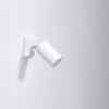 Wall lamp, adjustable spotlight with switch, white, for reading, RING 1xGU10 10W SL.1024 Sollux Lighting
