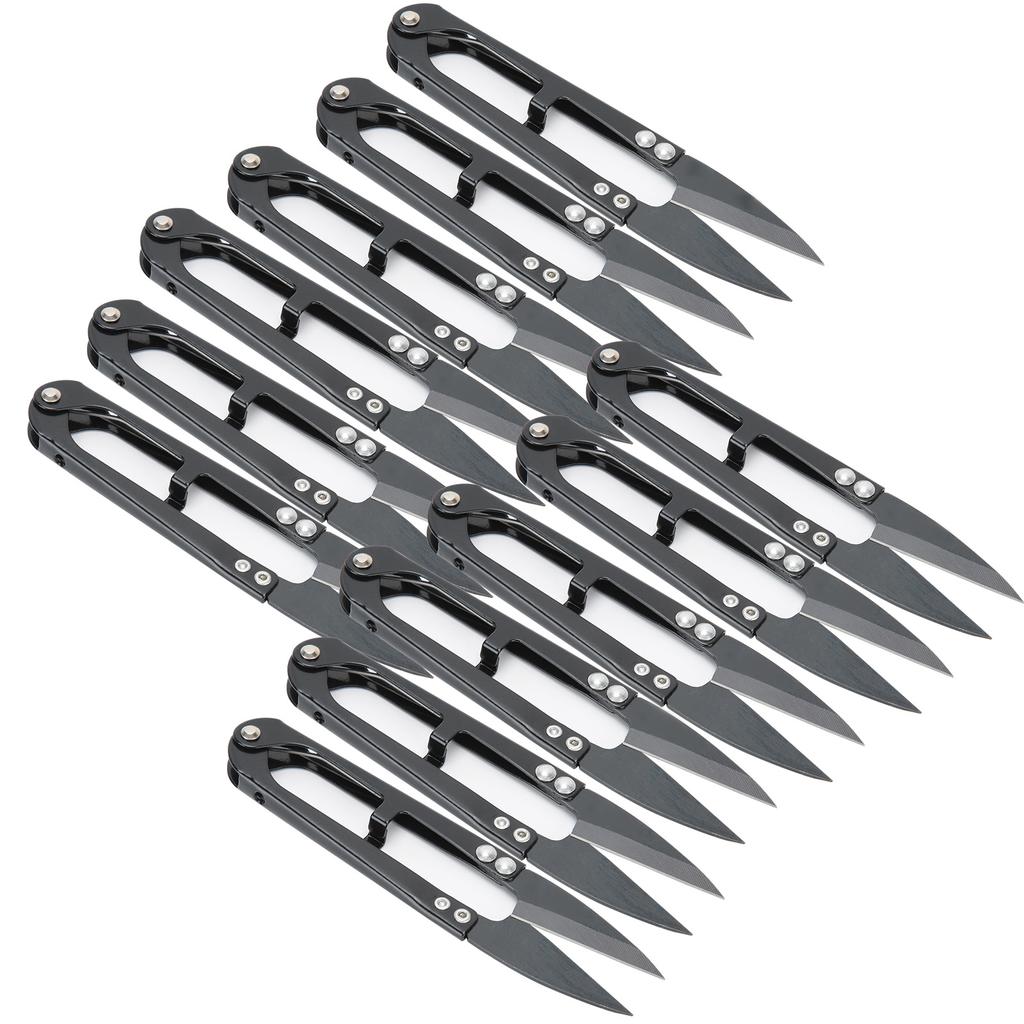 12 шт. пружинных ножниц для пряжи UShaped SK5 из высокоуглеродистой стали для вышивки крестиком DIY Clipper