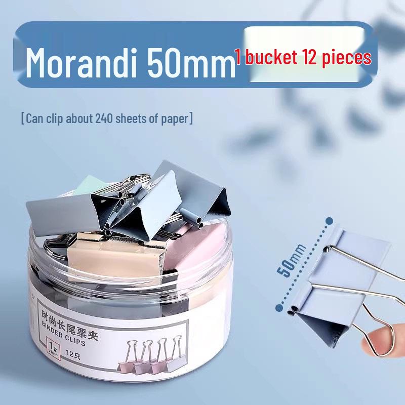 Зажим Моранди с длинным хвостом - Большой дизайн "Ласточкин хвост" и "Феникс" для бумаг и книг