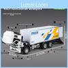 Children Alloy Model Truck Toy With Doors And Inertia Control For Playroom Decor