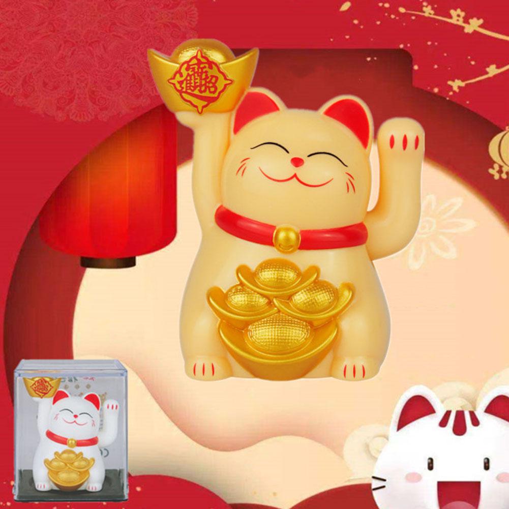 Автоматический машущий Lucky Cat Украшение Lucky Cat Декор