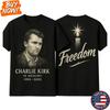 Charlie Kirk Freedom Memorial T-Shirt | Tribute Unisex Cotton Tee | S-4XL