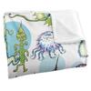 Jim Henson Signature Collection Silky Monster Doodles Supersoft Blanket