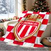 AS Monaco Pattern Blanket for Home Decoration, Bed, Sofa, Car Travel, Camping, Suitable for All Seasons, Birthday Christmas Gift