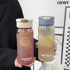 Портативная матовая бутылка для воды, герметичная, без BPA, многоразовая питьевая бутылка для школы, офиса, путешествий на природу, фитнеса, легкая J