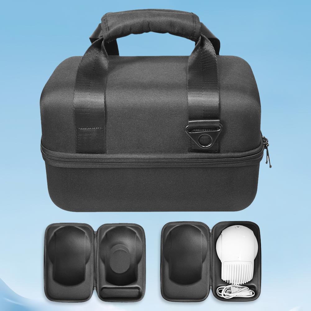 Hard Carrying Case Double Zipper Portable Storage Bag EVA with Shoulder Strap Handbag for Devialet Phantom II 95dB/98dB Speaker