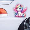 Cute Rainbow Unicorn Sticker Car Decals Bumper Window Stickers Car Accessories Waterproof Vinyl Material
