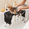 Folding Pet Grooming Table Quick-Dry Mesh Pet Washing Rack Cat Grooming Platform  Pet Washing