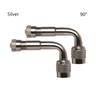 1-5PC 45/90/135 Degree Angle Bent Brass Air Tyre Valve Stem with Extension Adapter for Car Truck Motorcycle Cycling Accessories Valve Stems 1