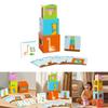 Wooden Educational Stacking Toy For Toddlers With Shape Sorting And Brain Development