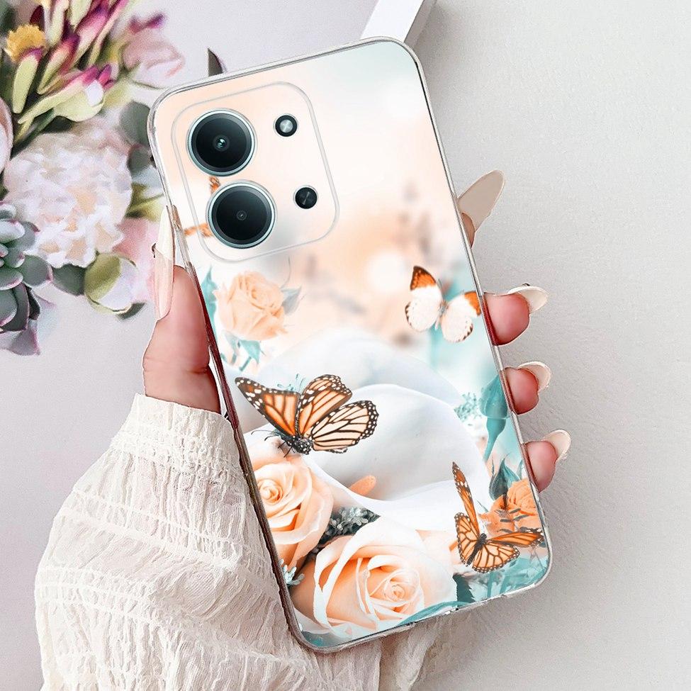 For Xiaomi Poco C85 4G Cover For Redmi 15C 4G Case Cute Cartoon Luxury Cool Boy Girls Fashion Butterfly Bumper Casing 25078RA3EA