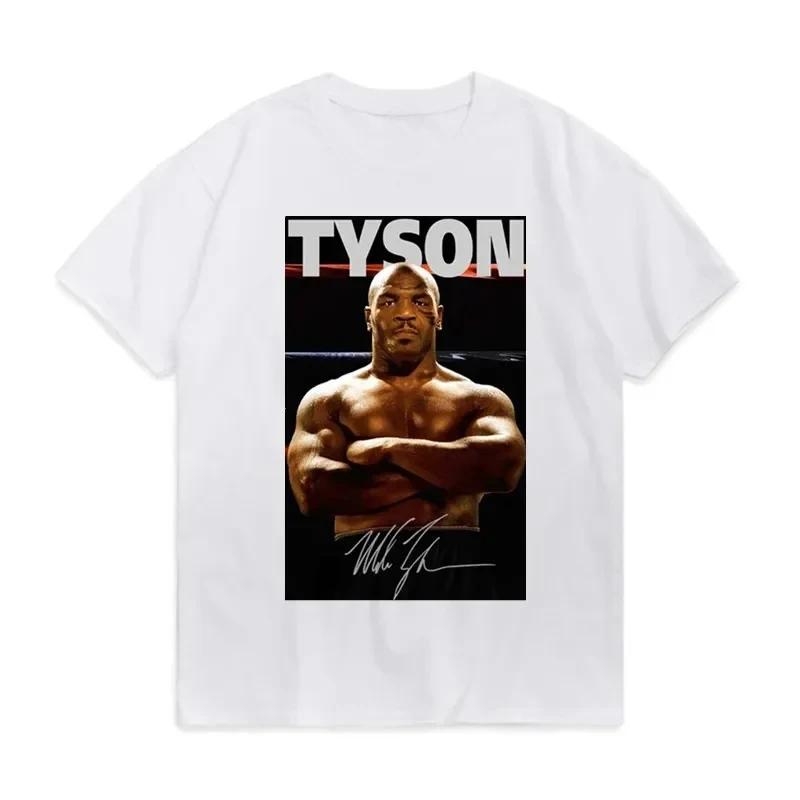 Футболка для фанатов моды Iron Mike Boxing Champion Tyson. Летняя мужская футболка с круглым вырезом и коротким рукавом, новая повседневная модная уличная одежда