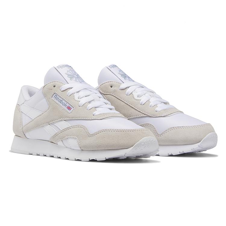 Reebok Классические нейлоновые белые светло-серые женские кроссовки 2023 Footwear-White GY7193