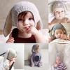 Toddler Infant Autumn Winter Knitted Baby Hat Adorable Rabbit Long Ear Hat