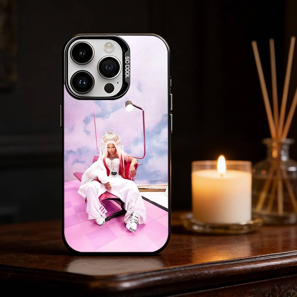 Чехол для телефона Rapper SINGER N-Nicki Minaj Цвет Серебристый Корпус Для IPhone 17 16 15 14 13 12 11 Pro Max Plus