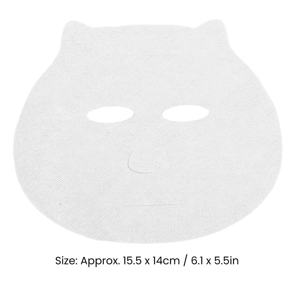 100 шт. готовых бумажных листов для лица для детей, одноразовые влажные компрессы из хлопка, бумажные листы для лица с изображением привидения для младенцев 15,5 х 14 см