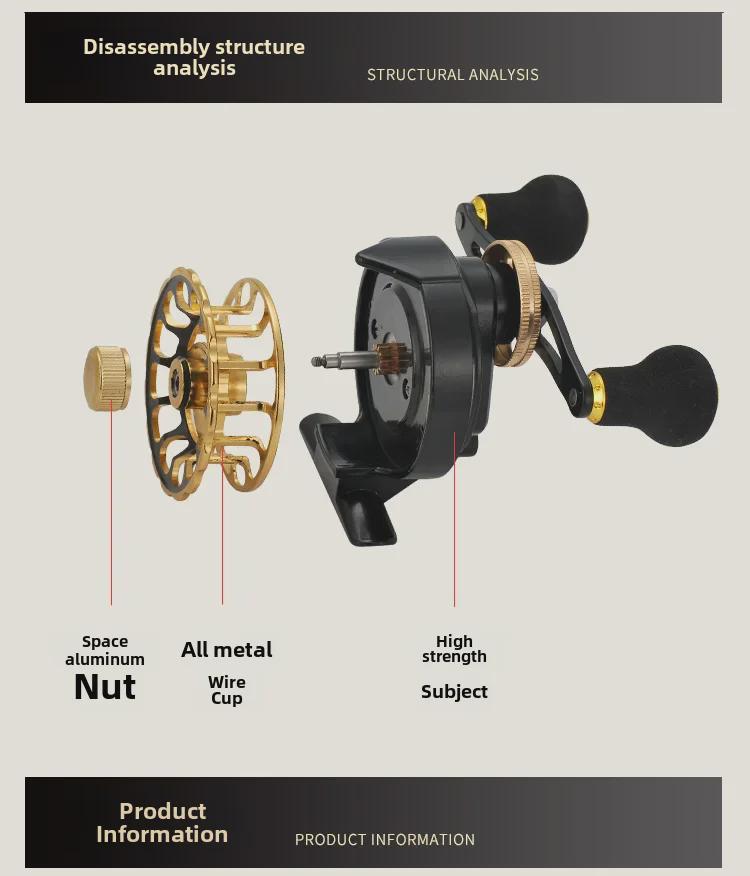 Катушка для ловли на плоту и льду Kemalong Micro Lead Valve для удилищ для морской и мостовой рыбалки