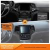 Black Wood Grain Center Radio Navigation Panel Cover For Grand Cherokee2014-2018