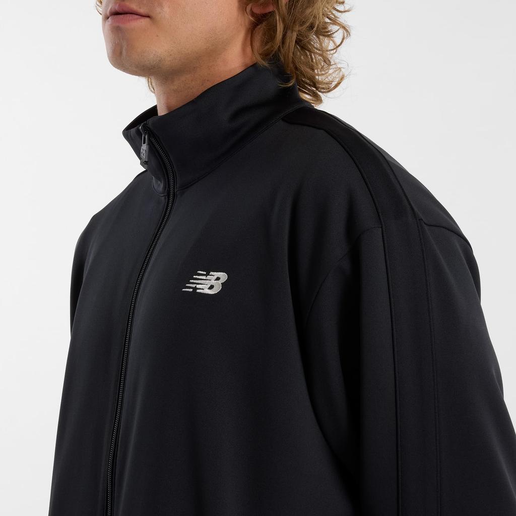 Спортивная куртка New Balance AMJ51503 Черный Вязаная Быстросохнущая Тренировочная одежда для мужчин