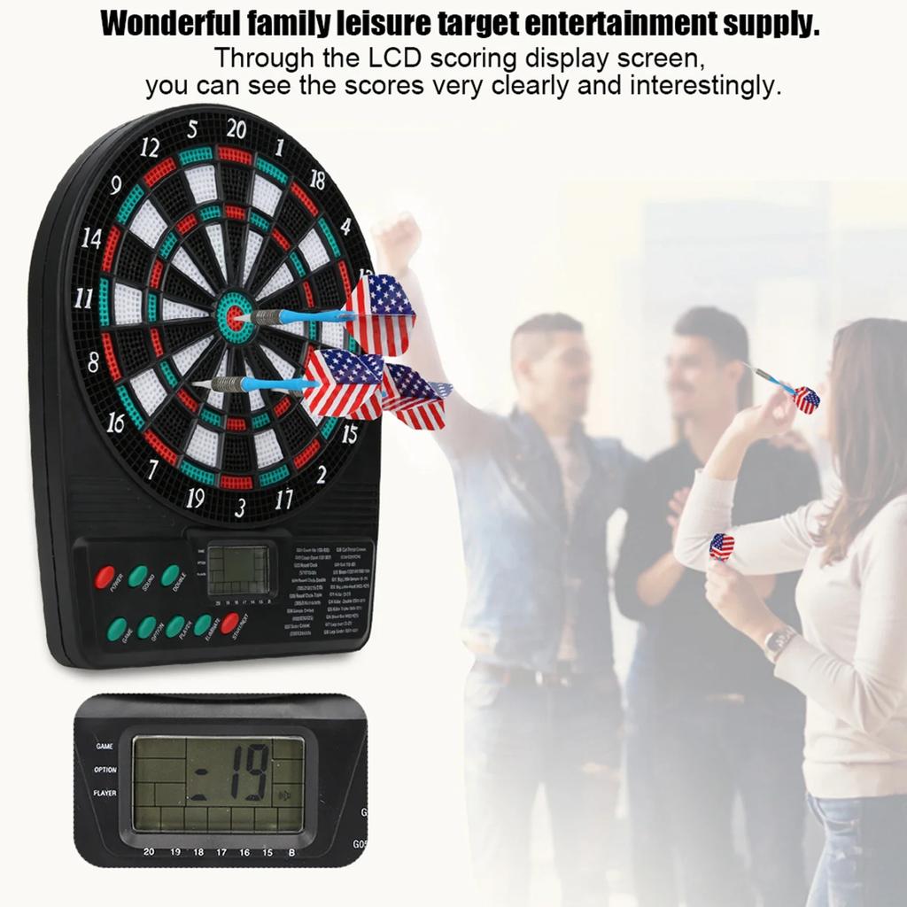 Family Leisure Target Electronic  Automatic Scoring Soft  Board Set Entertainment Electronic  Board Electronic Tool
