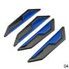 4PCS Car Door Anti-Collision Strip Body Stickers Reflective Warning Stickers Decorative Scratch-Resistant Modified Universal