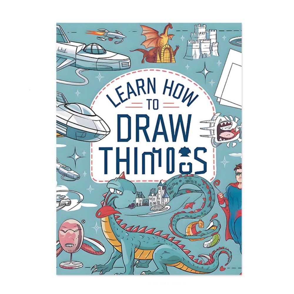Travel Drawing Cartoon Coloring Book Enlightenment Early Education Graffiti Copy Sketch Book Stationery Doodling
