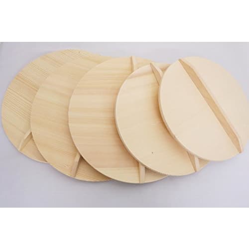 Ichihara Woodworks Wooden Lid, Natural Wood, 30cm, 10009