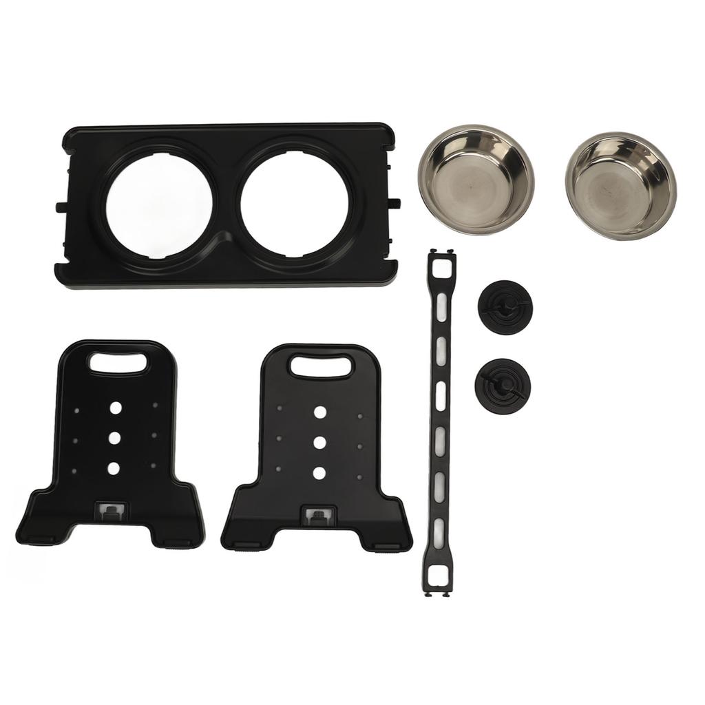 Приподнятые миски для собак, предотвращающие проливание, 3 регулируемые высоты, приподнятая миска для собак, корм для собак из нержавеющей стали