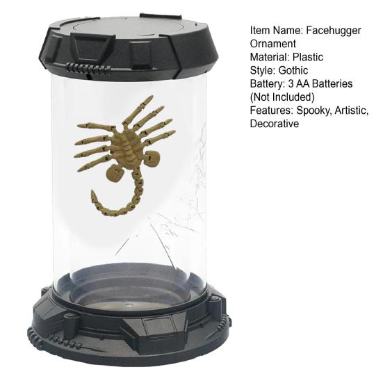 Ведро для попкорна Facehugger LED Alien Octopus Tentacles Stasis Chamber Tank Gothic Desktop Decoration Home Decor
