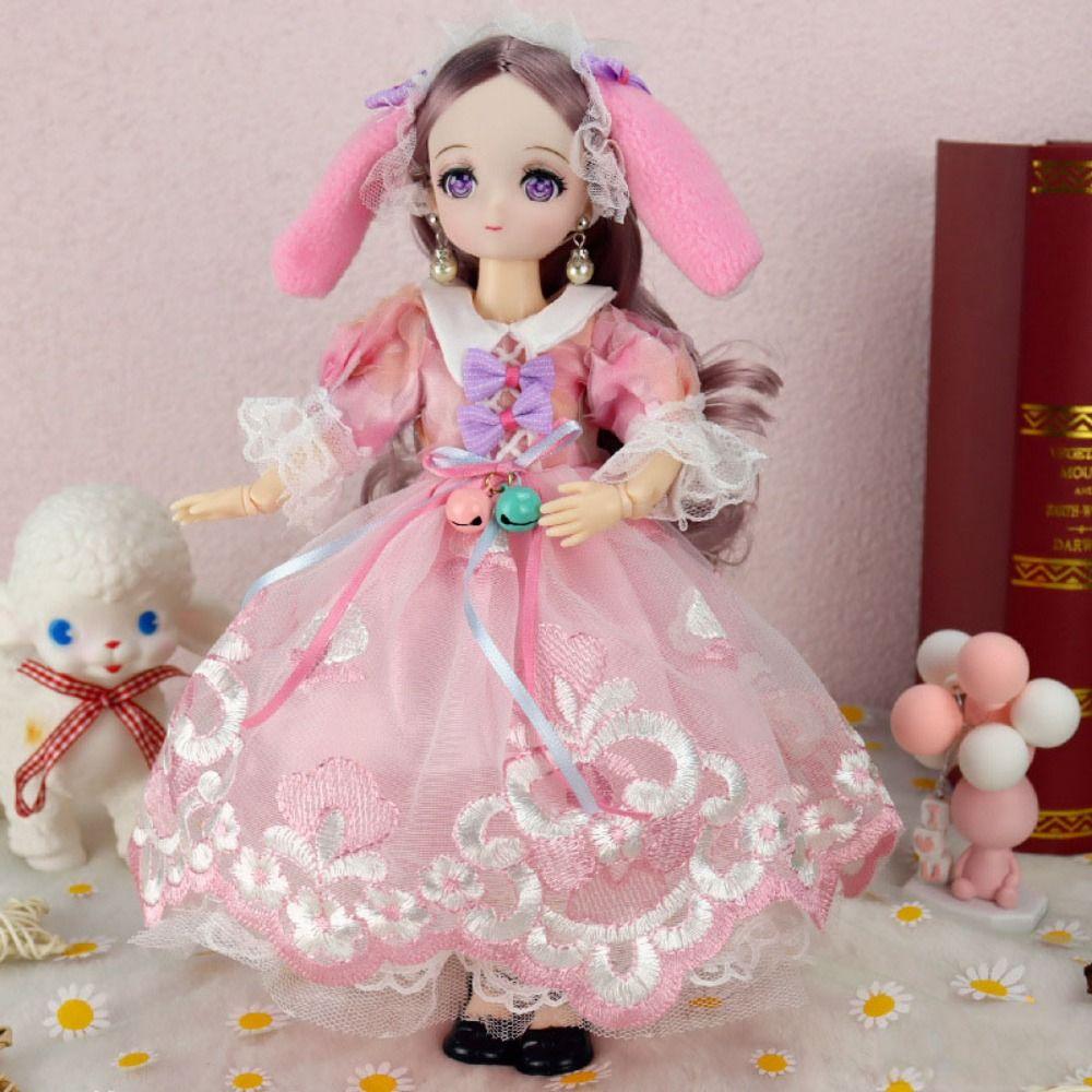 Fashion 30cm Dolls Clothes Cute 1/6 Dress Up Doll DIY Clothes Doll Princess Dress Girl Toys