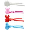 4Pcs Snowball Maker Clip For Kids Adult Heart Snowflake Duck Shape Clip Tongs for Outdoor Sand Snow Ball Mold Toys Sports Toys