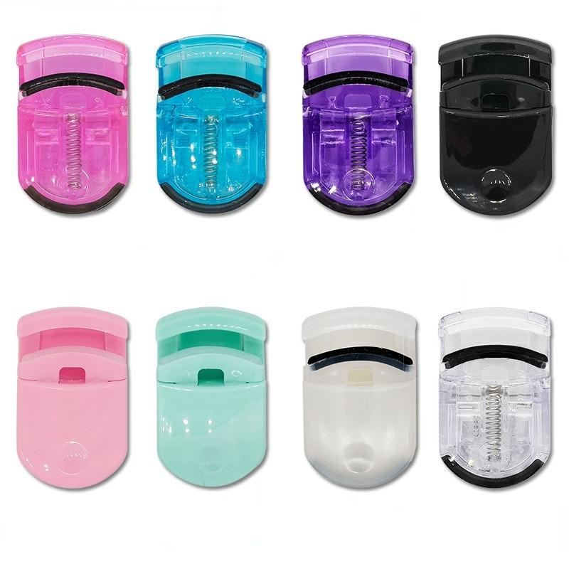 Переносные мини-щипцы для завивки ресниц, красочные складные накладные ресницы, вспомогательные профессиональные зажимы для завивки ресниц, косметические инструменты для красоты