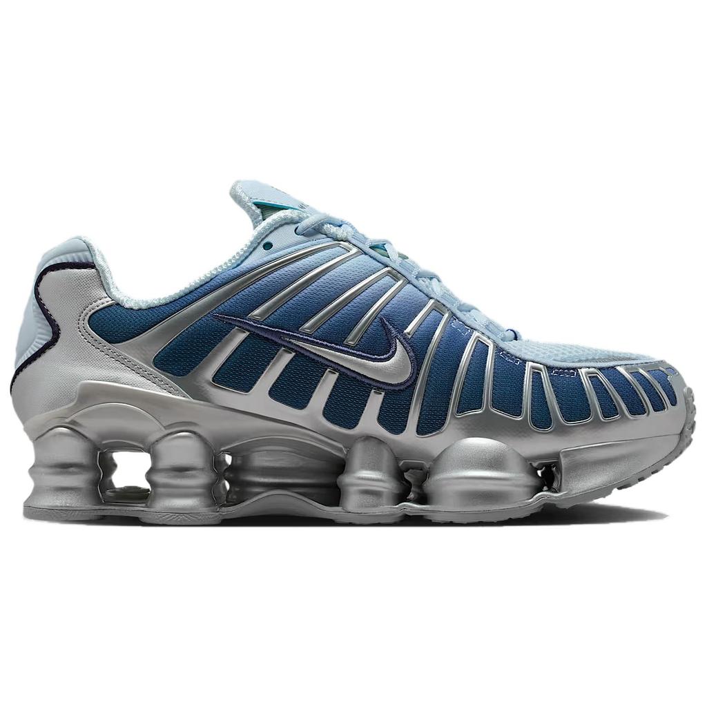 Nike Shox TL Fade Синий оттенок Металлический серебристый Женская обувь IH1336-403
