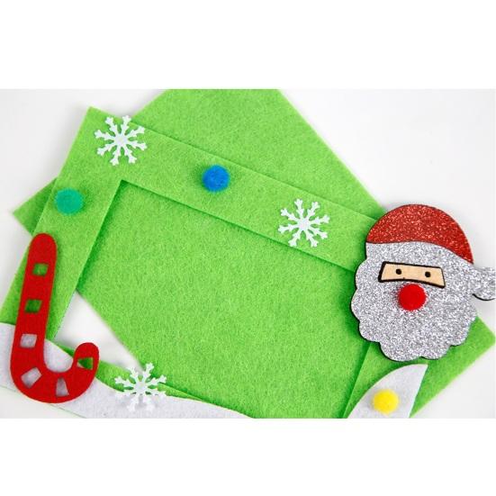 1 комплект фоторамки, привлекательная рождественская елка, декор Санта-Клауса, рождественская фоторамка для праздника, праздничного настроения