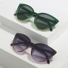 Солнцезащитные очки «кошачий глаз», простые очки, уличные солнцезащитные очки для женщин