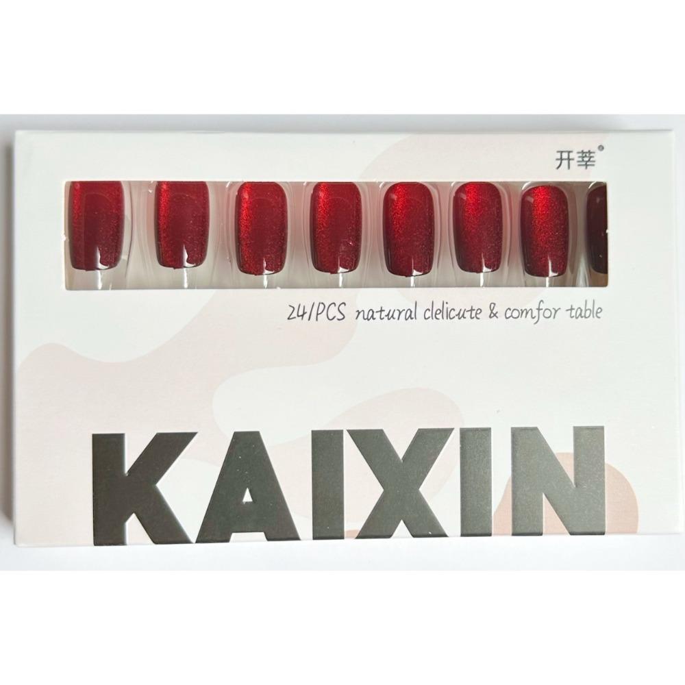 Искусственные ногти Французские накладные ногти Кошачий глаз Пресс-на ногтях Водонепроницаемые типсы для ногтей Девушка